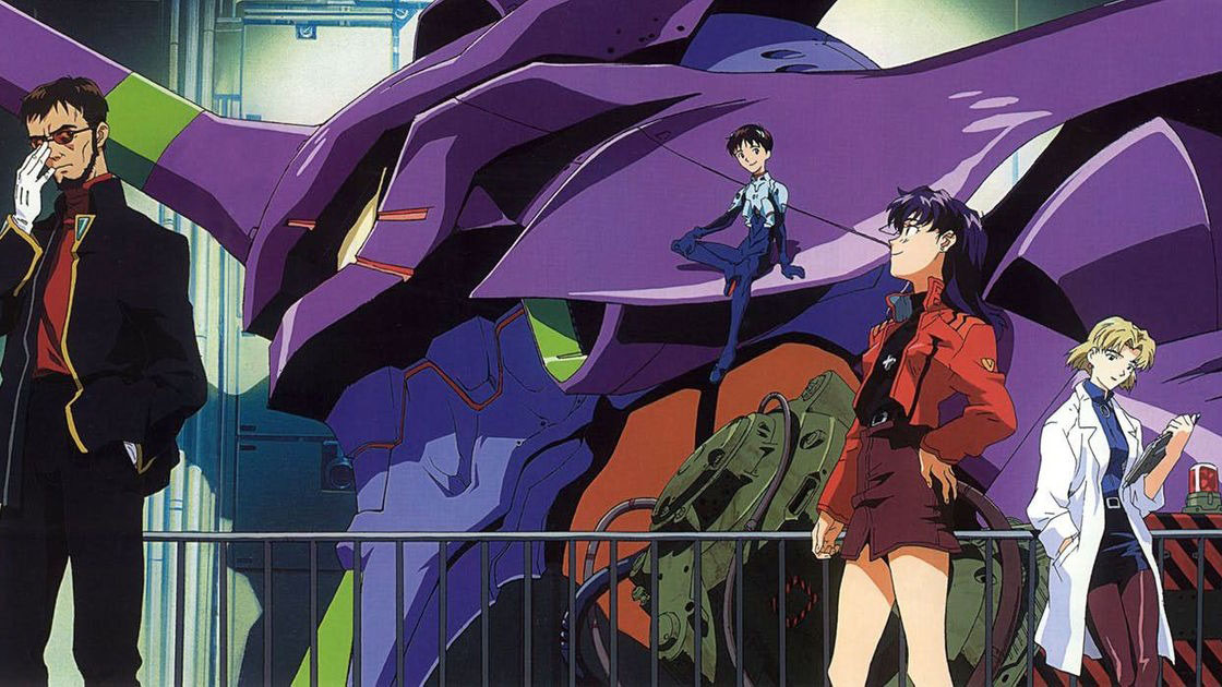 Neon Genesis Evangelion Neon Genesis Evangelion (Japanese: ???????????, Hepburn: Shinseiki Evangerion, lit.